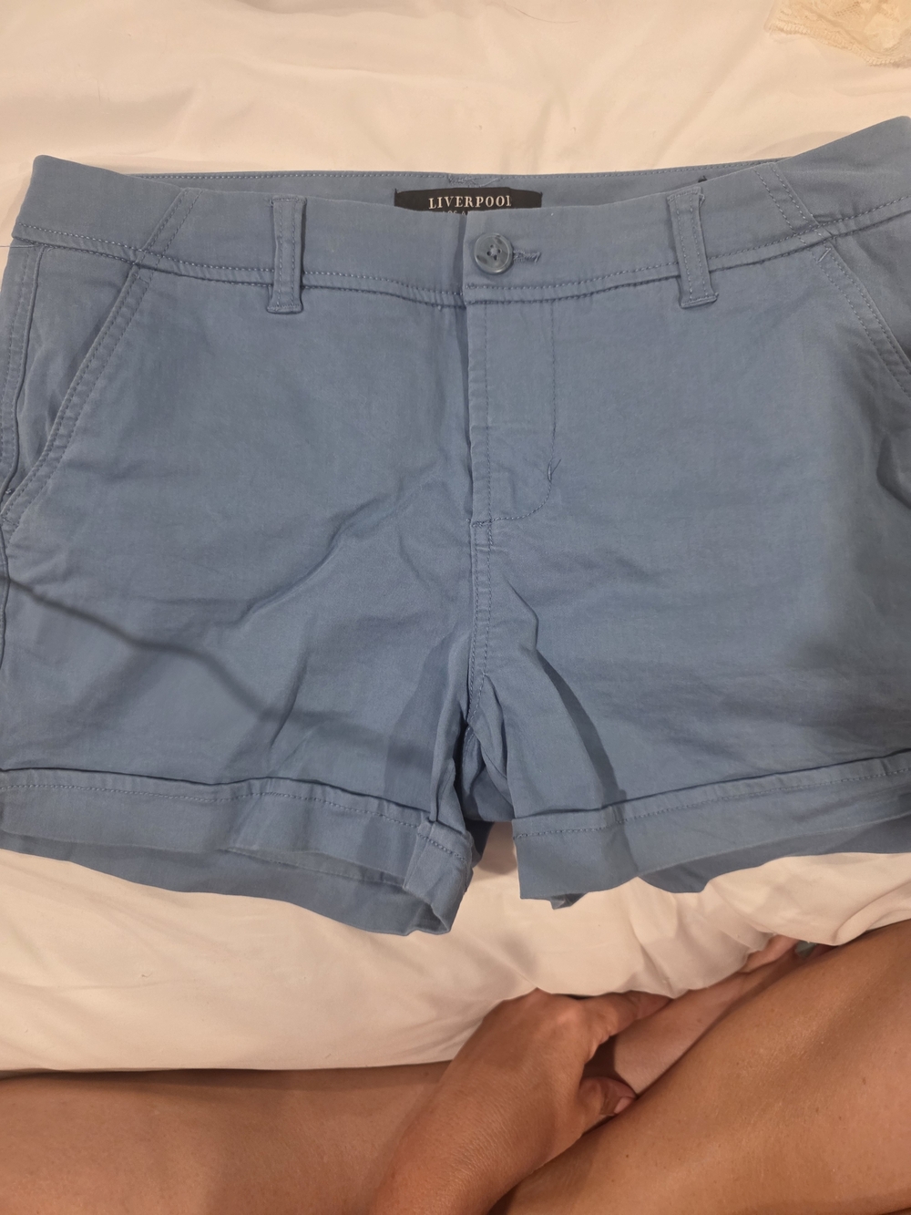 Liverpool Los Angeles Light Blue Shorts - Picture 3 of 4